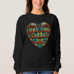 Sudadera Bibliotecario del Club de lectura de forma de cora