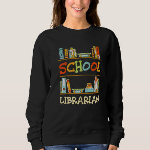 Sudadera Bibliotecario Escolar Maestro Estudiante Bibliotec