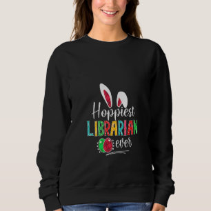 Sudadera Bibliotecario más optimista de todos los conejitos