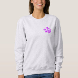 Sudadera Bicep Curl Minimalist Gym - Purple Fitness Design