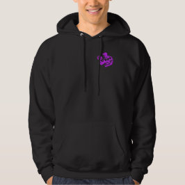 Sudadera Bicep Curl Minimalist Gym - Purple Fitness Design