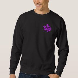 Sudadera Bicep Curl Minimalist Gym - Purple Fitness Design