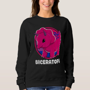 Sudadera Biceratops Bisexual Triceratops Lgbtq Orgullo Gay 