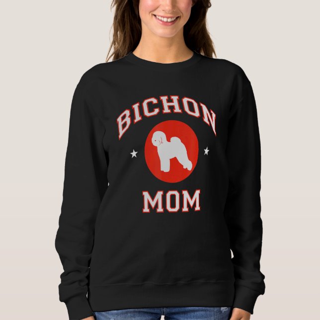 Sudadera Bichon Frise Mom 1 (Anverso)