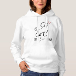 Sudadera Bichon Sit-Stay-Love