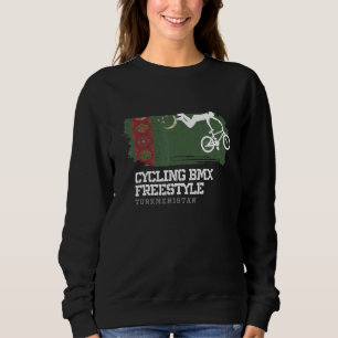 Sudadera Bici BMX Freestyle Femenino Bandera de Turkmenistá