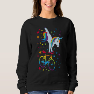 Sudadera Bici de Arte Ciclismo Artístico Unicornio