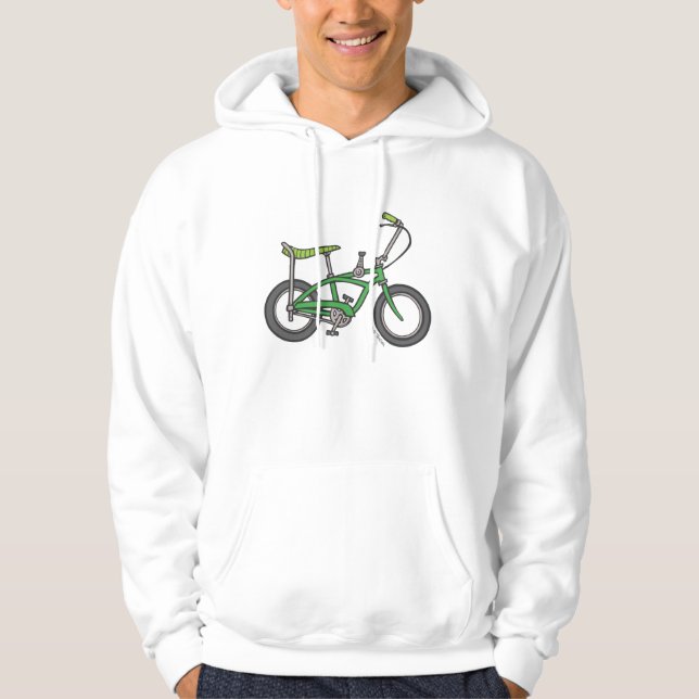Sudadera Bici verde del músculo (Anverso)