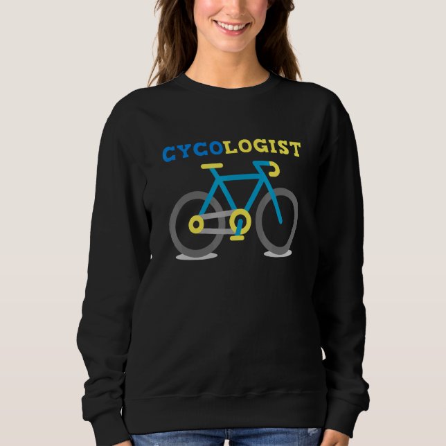 Sudadera Bicicleta Bicicleta Bicicleta Bicicleta Para Mujer (Anverso)