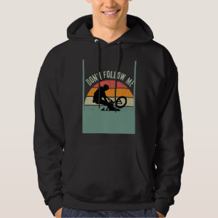 Sudadera Bicicleta BMX Retro No Me Sigas Hago Cosas Estúpid