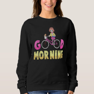 Sudadera Bicicleta Buenos días Ejercicio de ciclismo entren