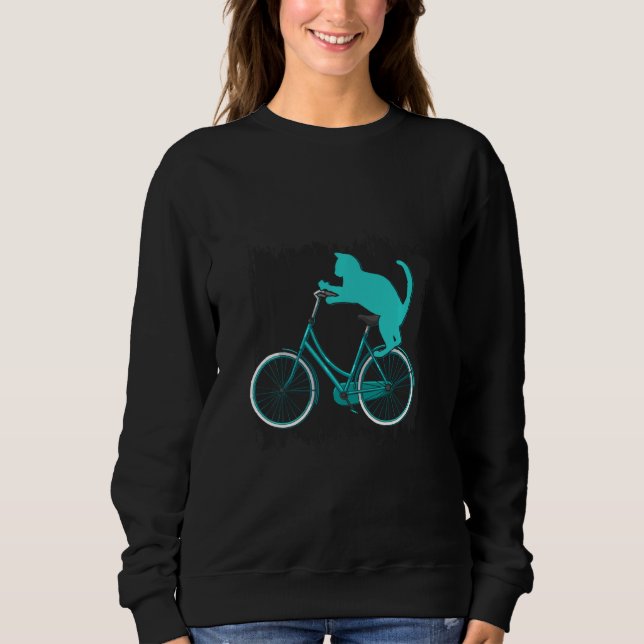 Sudadera Bicicleta Cat (Anverso)