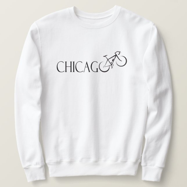 Sudadera Bicicleta Chicago (Anverso del diseño)