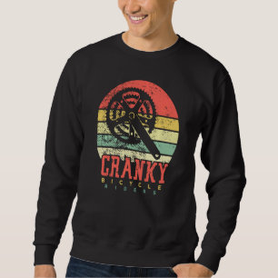 Sudadera Bicicleta Cranky Retro Vintage Para Los Amantes De
