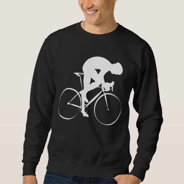 Sudadera bicicleta de carretera de la rueda de la bicicleta (Anverso)