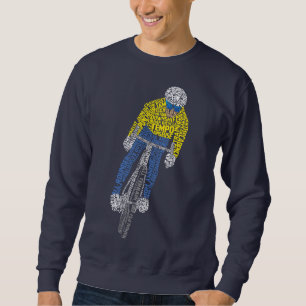 Sudadera Bicicleta de ciclismo de arte de palabra
