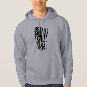 Sudadera Bicicleta de montaña bandera americana Mtb Patriót