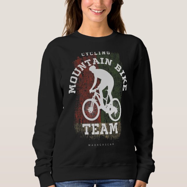 Sudadera Bicicleta de montaña Madagascar Mtb Downhill Biker (Anverso)