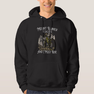 Sudadera Bicicleta de montaña vintage Mount Rainier está ll