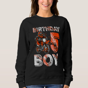 Sudadera Bicicleta Dirt Bike 5 cumpleaños Dirtbike
