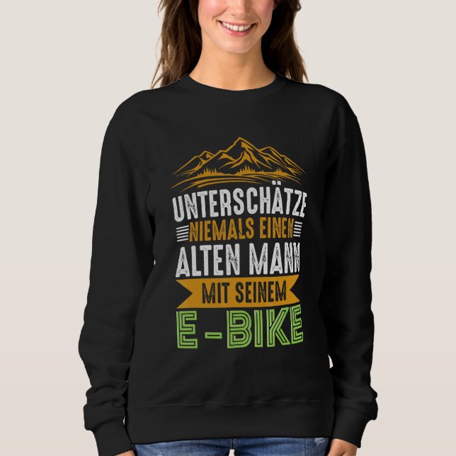 Sudadera Bicicleta E para hombres Bicicleta E Bicicleta Elé (Anverso)