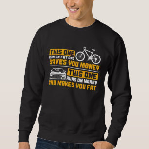 Sudadera Bicicleta Esta Correr Con Grasa Y Le Ahorra Dinero