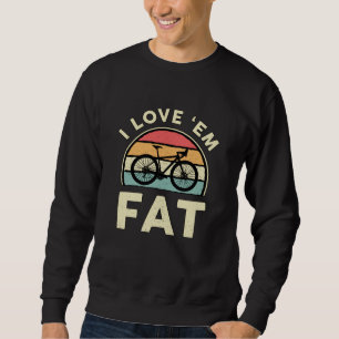 Sudadera Bicicleta Grasa me encanta la grasa de la biciclet