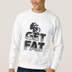 Sudadera Bicicleta Grasa Obtén Amante de la Bicicleta de Mo