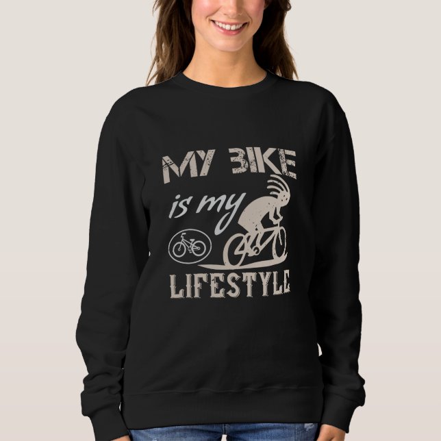 Sudadera Bicicleta - Mi bicicleta es mi estilo de vida (Anverso)