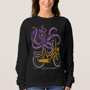 Sudadera Bicicleta Octopus Scuba Ciclista Funny Biker Di