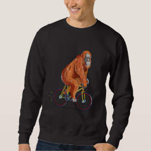 Sudadera Bicicleta Orangután Ciclista de ciclistas Cute