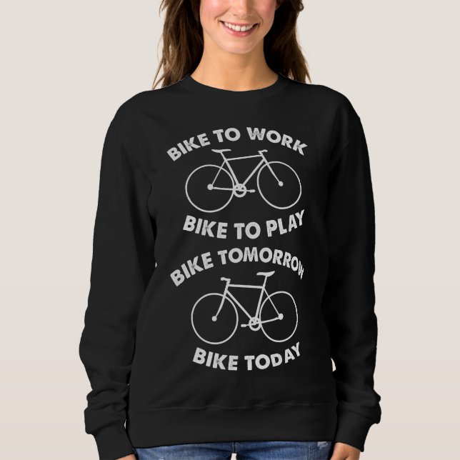Sudadera Bicicleta para siempre - Ciclismo Guay (Anverso)