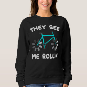 Sudadera Bicicleta que me ven Rollin Biker Hobby Atlete