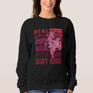 Sudadera Bicicleta Sucia Guay Para Mujeres Chicas Motocross