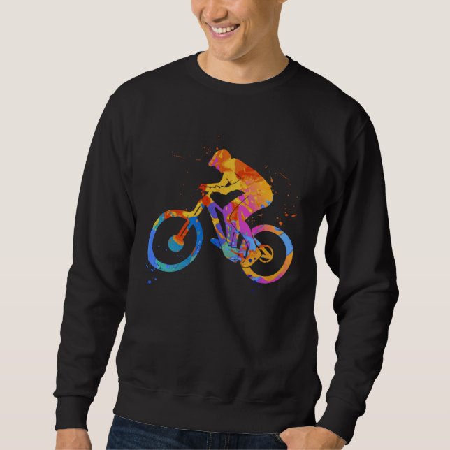 Sudadera Bicycle MTB Graphic  Mountainbike Cyclist Graphic  (Anverso)