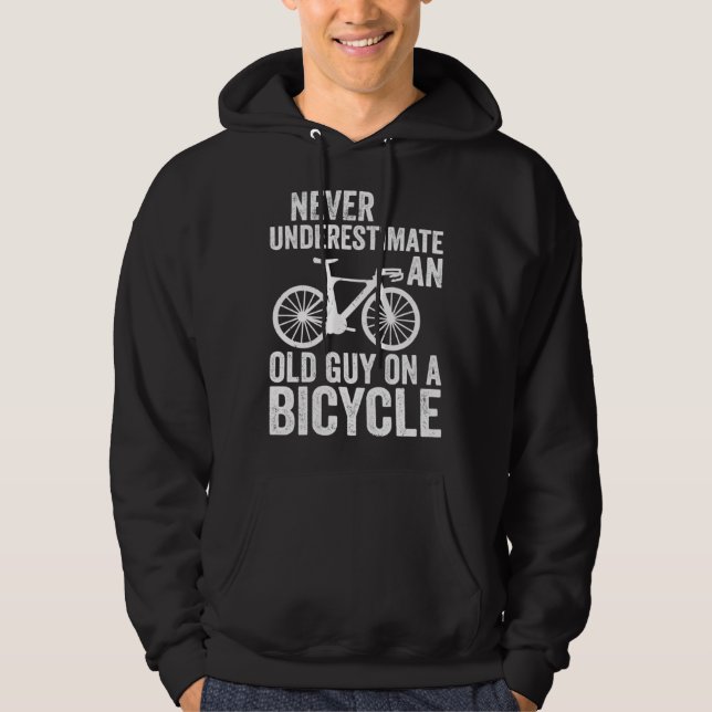 Sudadera Bicycle Rider Life Begins Where The Road Ends Bike (Anverso)