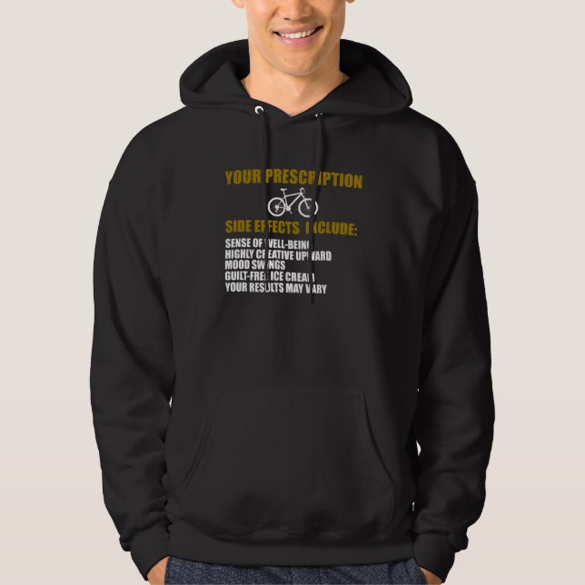 Sudadera Bicycle Rider Your Prescription Cycling Bike (Anverso)