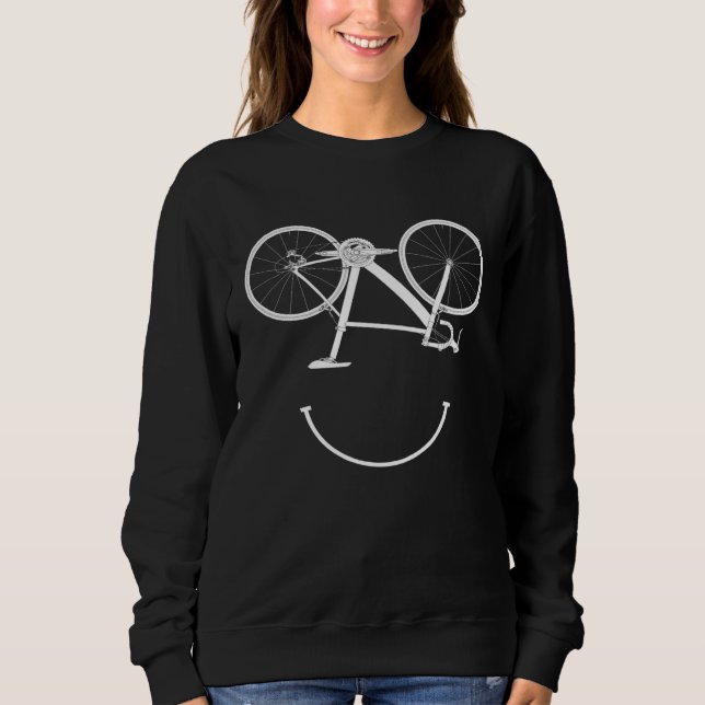 Sudadera Bicycle Smile Cyclist Bicycle Rider Cycling Bike T (Anverso)