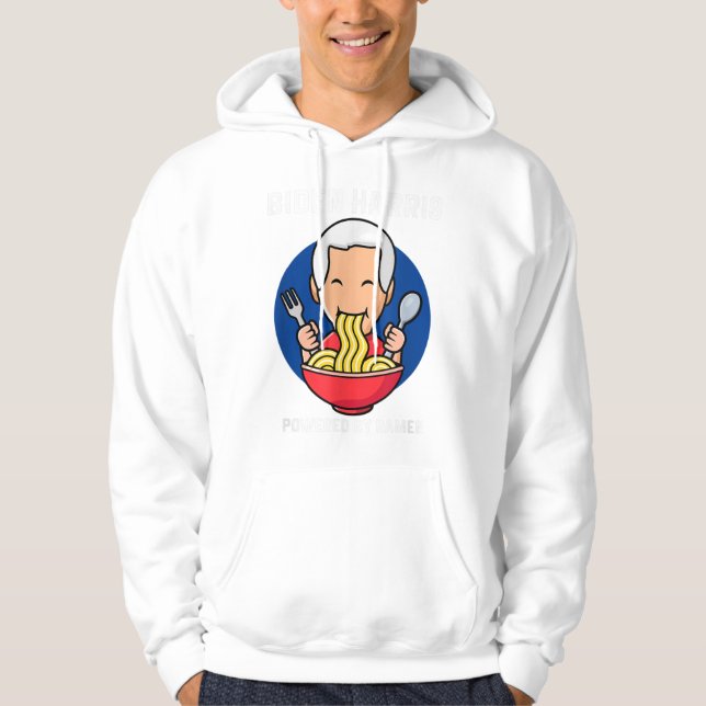 Sudadera Biden Harris Presentado Por Ramen Funny Design (Anverso)