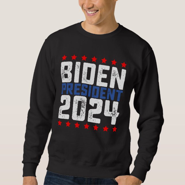 Sudadera Biden Presidente 2024 Elecciones presidenciales en (Anverso)