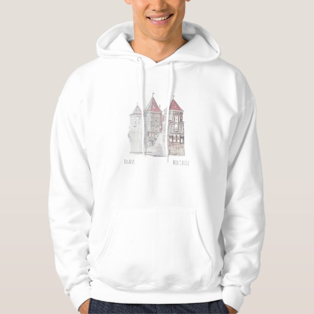 Sudadera Bielorrusia Б е л а р с у htmir Castle snihtsniht^ (Anverso)