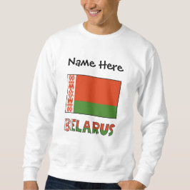 Sudadera Bielorrusia: Bandera bielorrusa personalizada