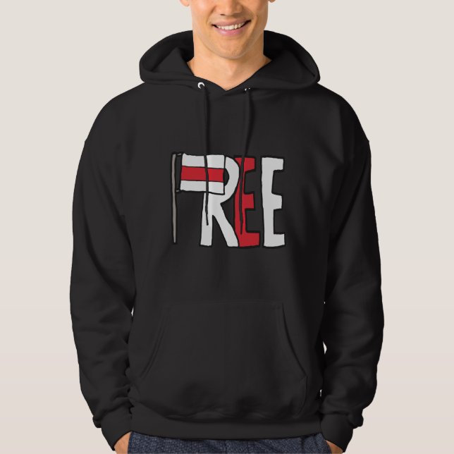 Sudadera Bielorrusia libre (Anverso)