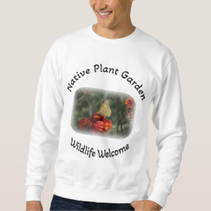 Sudadera Bienvenida a la fauna silvestre de plantas nativas