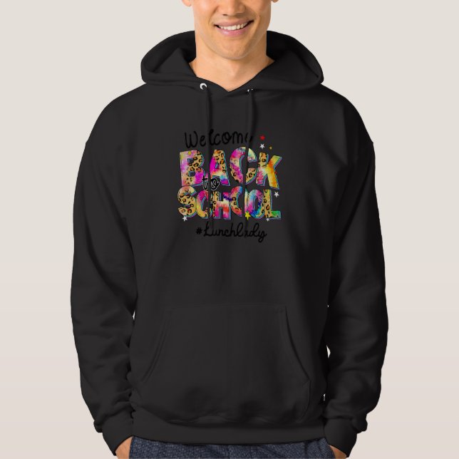 Sudadera Bienvenida de nuevo a la escuela Corbata de Dama d (Anverso)