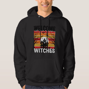 Sudadera Bienvenidas Brujas Diseño de Grabado Vintage de Ha