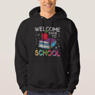 Sudadera Bienvenido de nuevo a los libros de la pizarra del