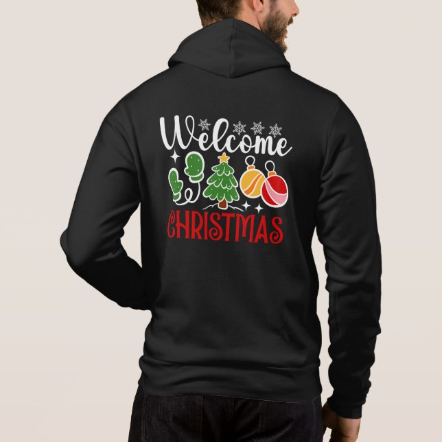 Sudadera Bienvenido Navidad (Reverso)