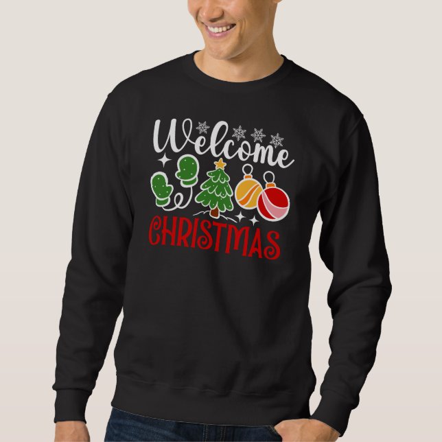 Sudadera Bienvenido Navidad (Anverso)