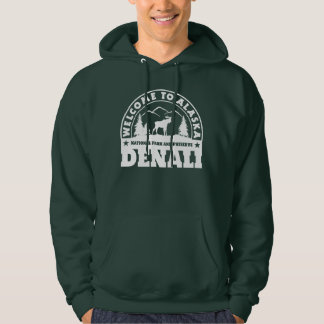 Sudadera Bienvenidos a Alaska. Denali - Logo blanco